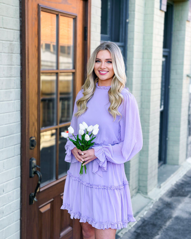 Sunday Morning Dress Lilac