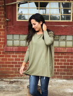 OLIVE Pocket Sweater PRE-ORDER