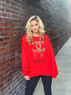 Big City Style RED LEOPARD Sweatshirt
