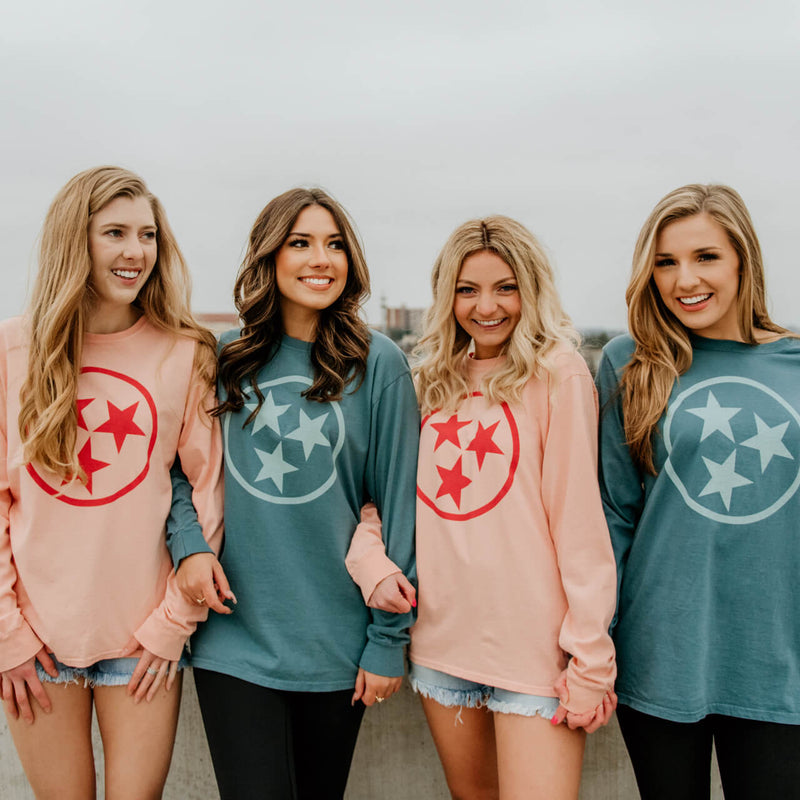 Tennessee Tristar Long Sleeve Limited Edition T-Shirt BLUSH