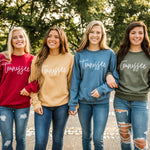 MUSTARD Fall Tennessee Style Crew Sweatshirt