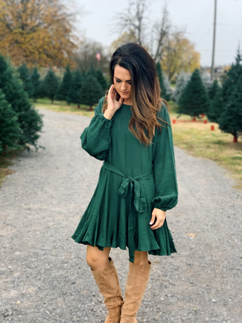 Winter Evergreen Dress